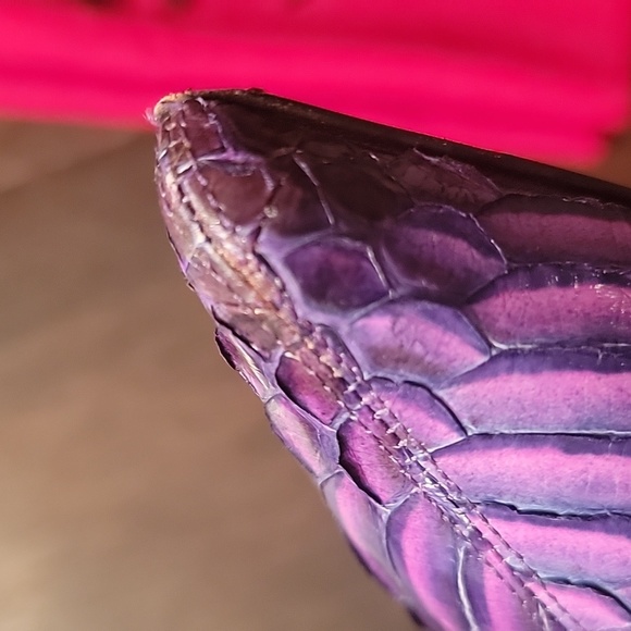 Christian louboutin, so kate booty 120 watersnake,purple,fushia and blue  sz36.5 - Picture 16 of 16